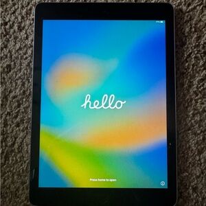 Apple iPad Tablet in Black with Colorful Display